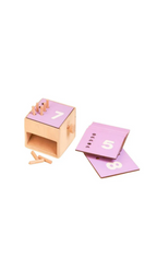Curious Cub Wooden Count & Drop Box