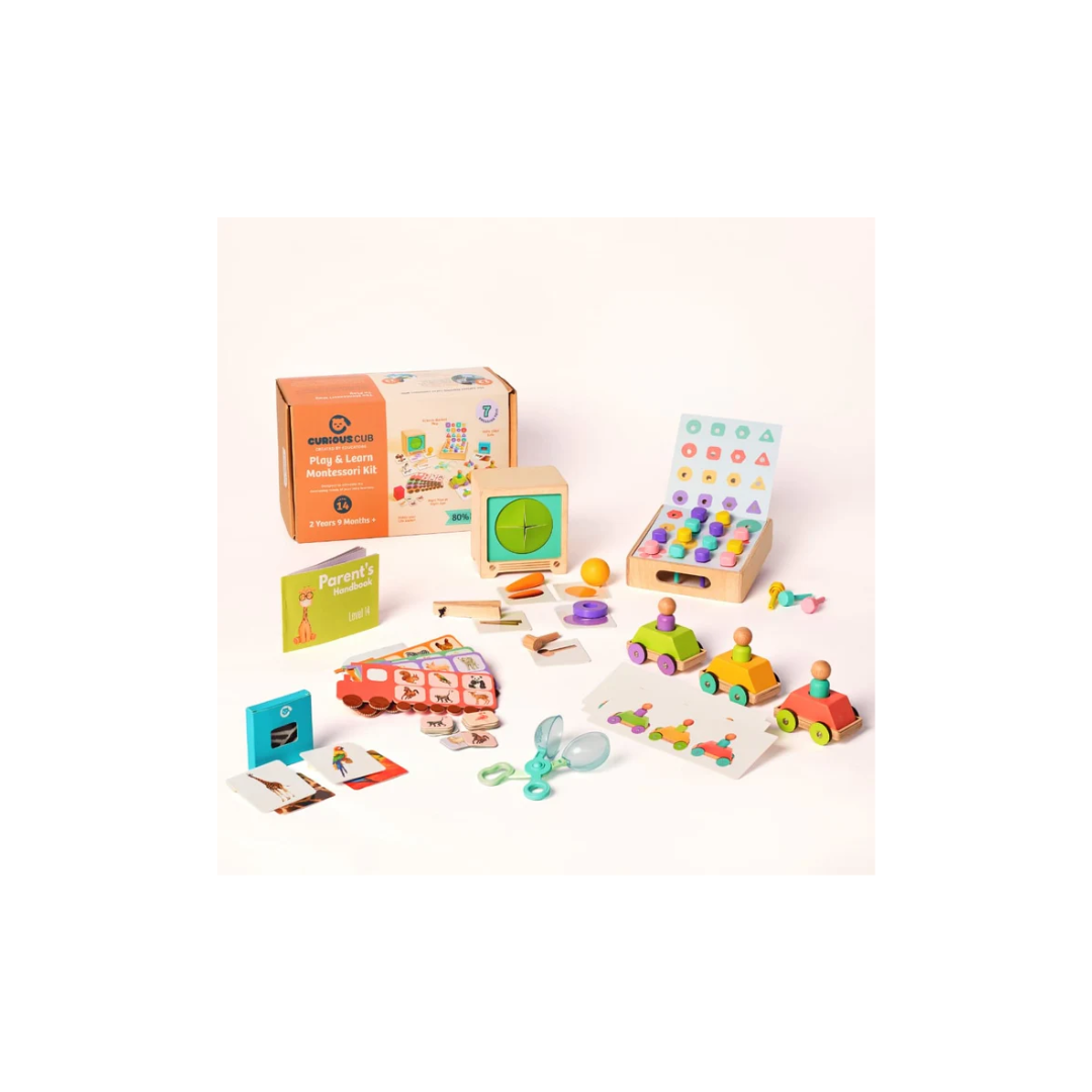 Curious Cub Montessori Box- 2 Years 9 Months + (Level- 14)