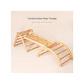 Curious Cub Wooden Transformable Pikler Triangle