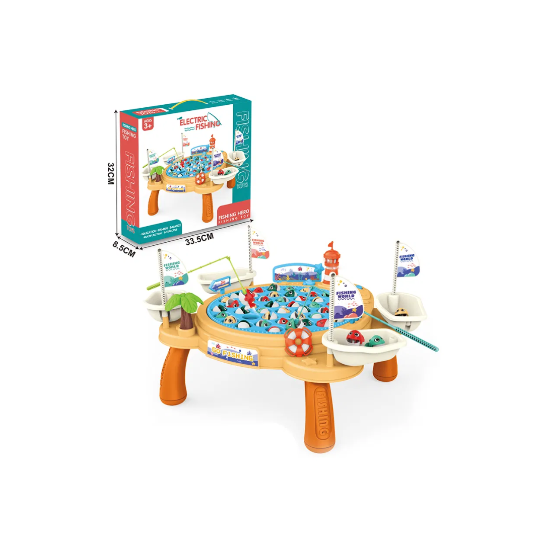Lumo Electric Fishing Game Twirling Fishing Toys with Music