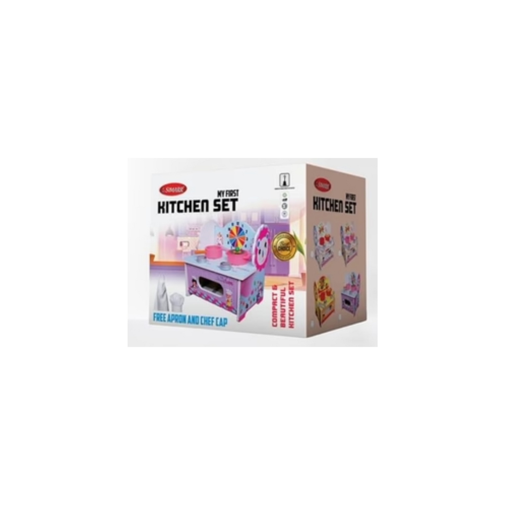 Simmar My First Kitchen Set' for Kids - Realistic Pretend Play Cooking Toy