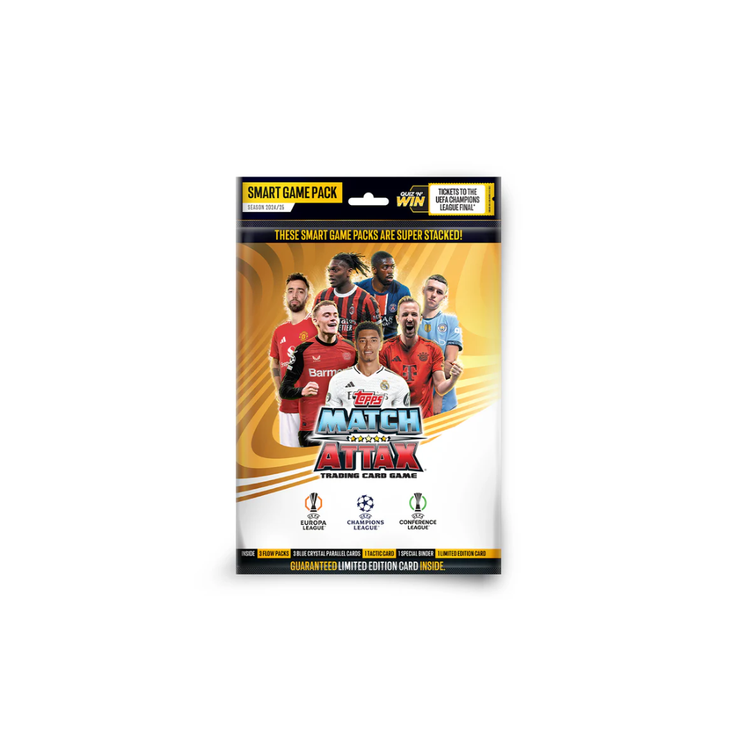 Topps UEFA Champions League Match Attax 24/25 Trading and Collectible Football Card Game (Pack of 5Pcs)