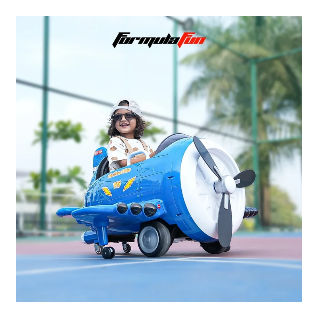 EMotorad Formula Fun Battery Oprated Helicopter Turbo Wing Blue