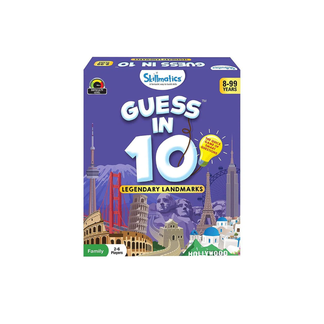Skillmatics Legendary Landmarks - Guess In 10 (Ages 8-99)