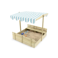 Plum Toys Wooden Sandpit With Canopy - Natural