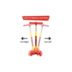 R for Rabbit Road Runner Scooter- Red