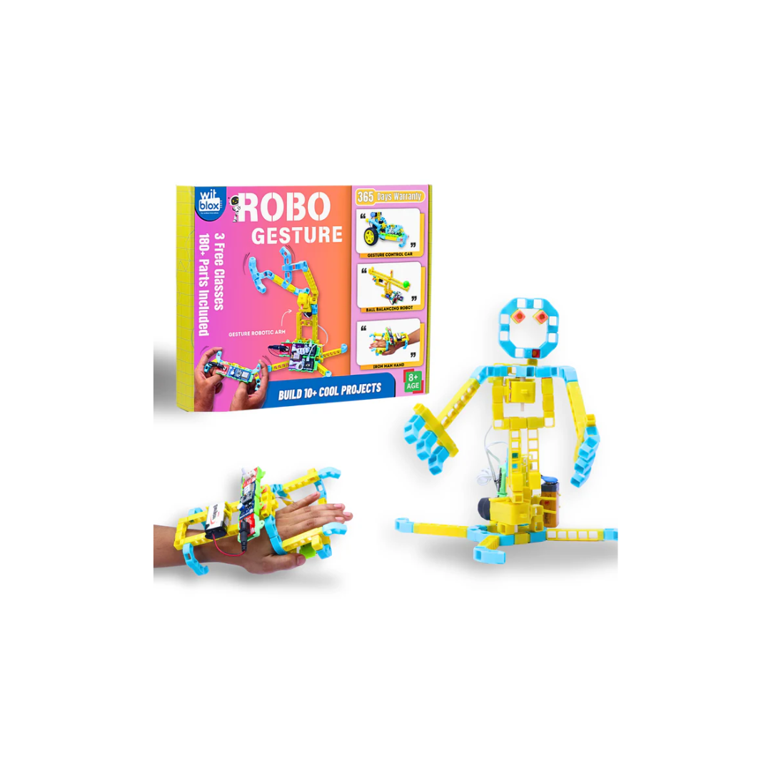 Wit Blox DIY Robogesture Kit for 10+ Gesture based projects