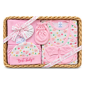 Baby Smile Newborn Baby Clothing & Essentials Gift Basket Set – Pink