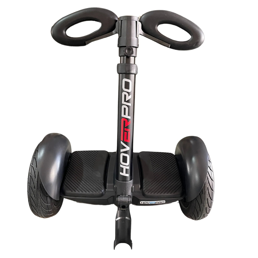 Hoverpro Self-Balancing Scooter with Adjustable Handle Bar – Black Hybrid Duo Miniseg Black with Handle Hoverboard