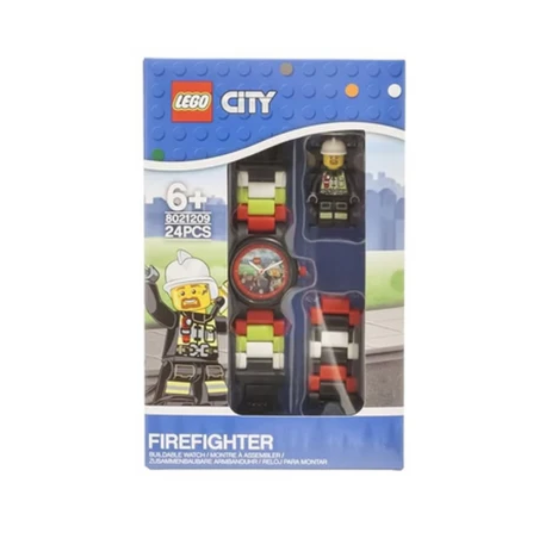 Lego Minifigure Link City Fire Fighter Watch