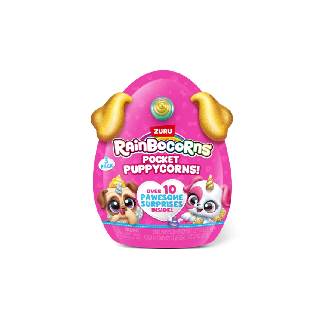 Rainbocorns 9284 Pocket Puppycorns, Surprise Collectible, Miniature Figurine, Cute Puppy