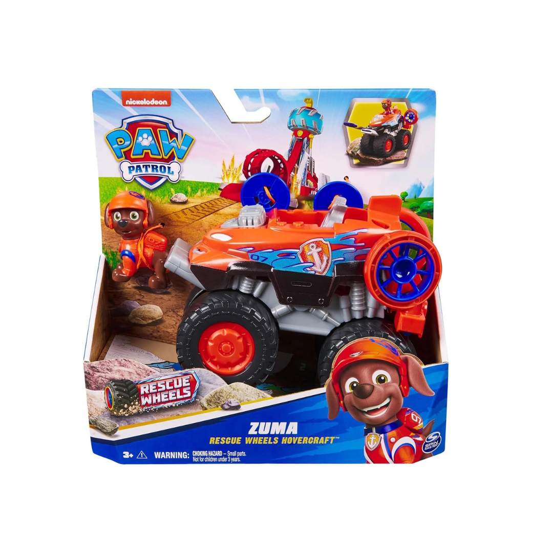 Winmgaic Paw Patrol Zuma Rescue Wheels - Collectable Action Car Figure