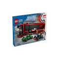 Lego 60445 City F1 Truck with RB20 & AMR24 F1 Cars (1086 Pieces)