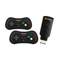 Sameo Micro Genius 2.0 8-Bit HDMI Gaming Console 800 Built-in Classic Games Dual Wireless Controllers Black