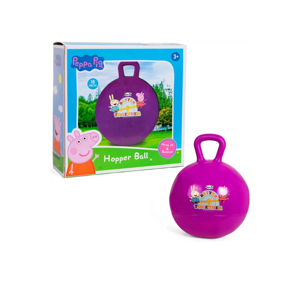Hopper Ball Peppa Pig Purple 18 Inch