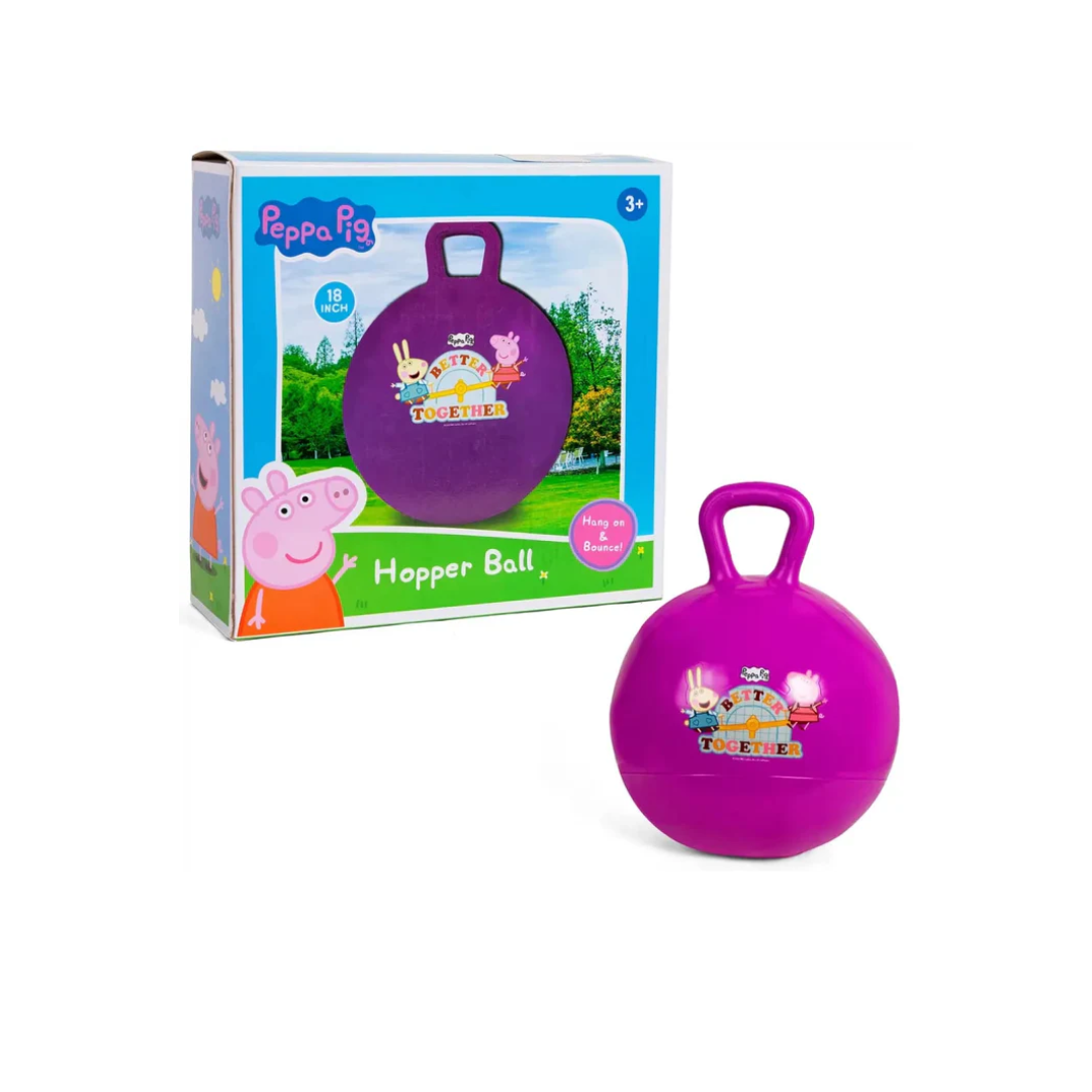 Hopper Ball Peppa Pig Purple 18 Inch