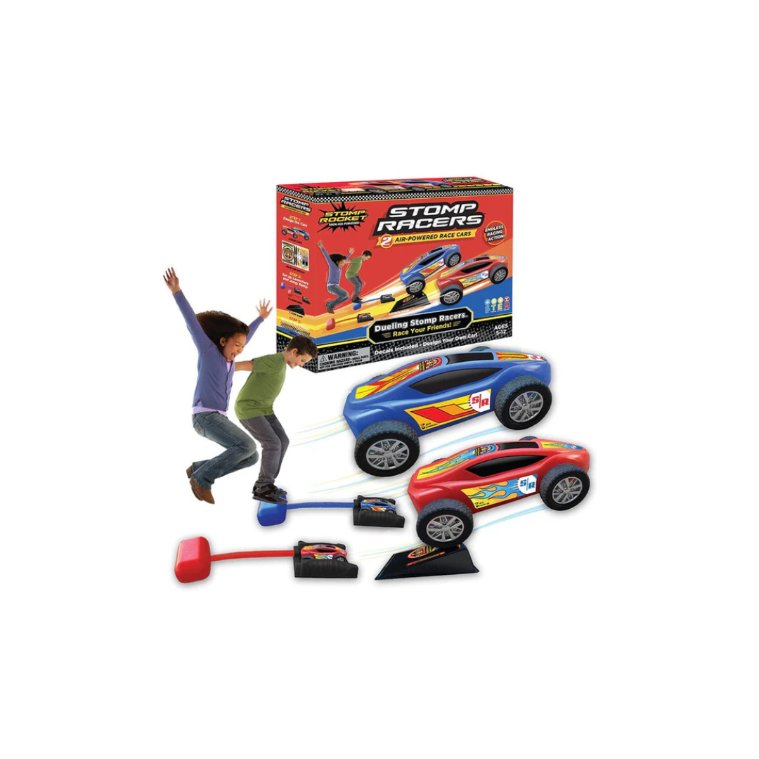 Win Magic Stomp Racers Dueling Car Launcher