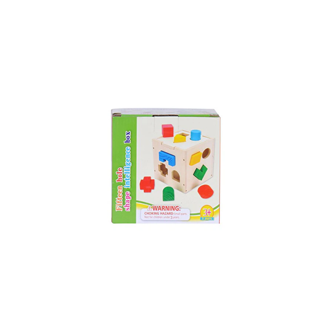 Rainbow Toys  15 Hole Shape Intelligence Box for Kids