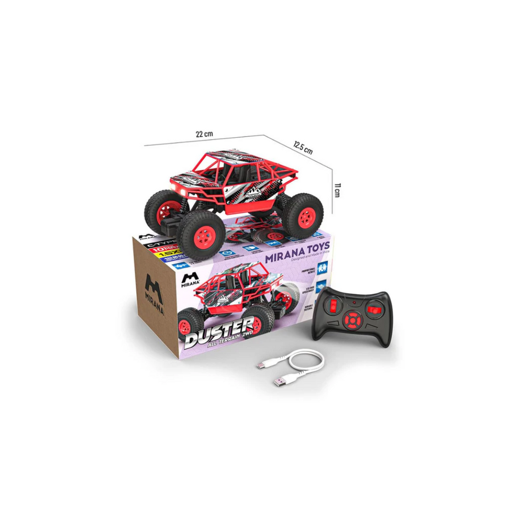 Mirana Duster 2WD Rock Crawler 4x4 Red