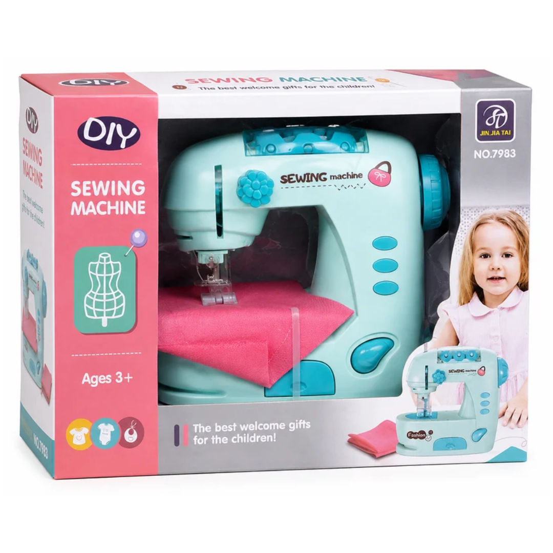 DIY Sewing Machine Toy for Kids – Pretend Play Sewing & Fashion Design Set 3+ Years