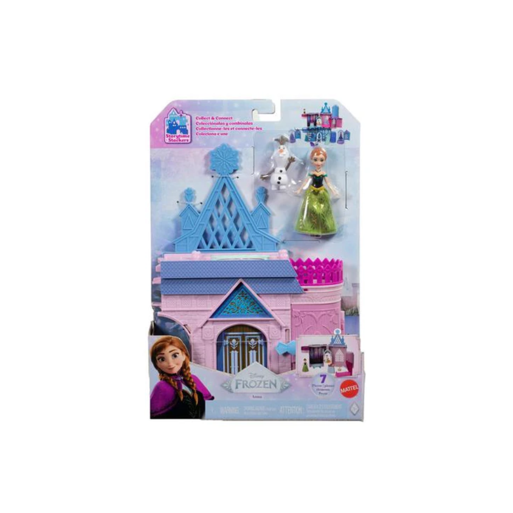 Mattel Disney Frozen Storytime Stackers Playset Anna's Castle in Arendelle Doll House