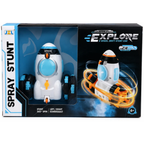 Remote Control Space Explore 2-Wheel RC Drift Stunt Car with 360° Spin
