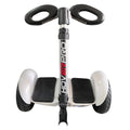 Hoverpro Self-Balancing Scooter with Adjustable Handle Bar – White Hybrid Duo Miniseg White with Handle Hoverboard