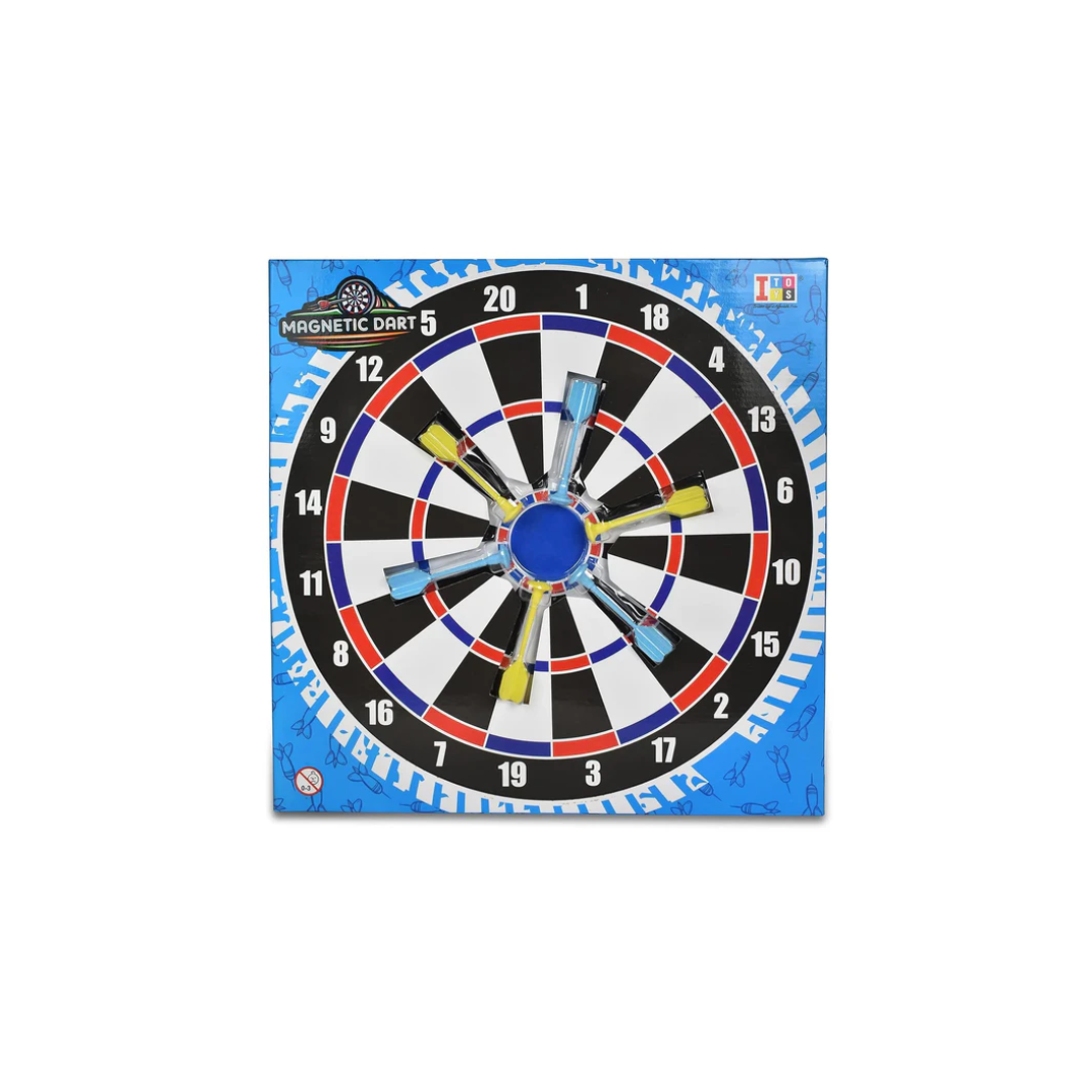 Itoys Magnetic Dart Board with Darts for Adult 41cm Indoor and Outdoor Game