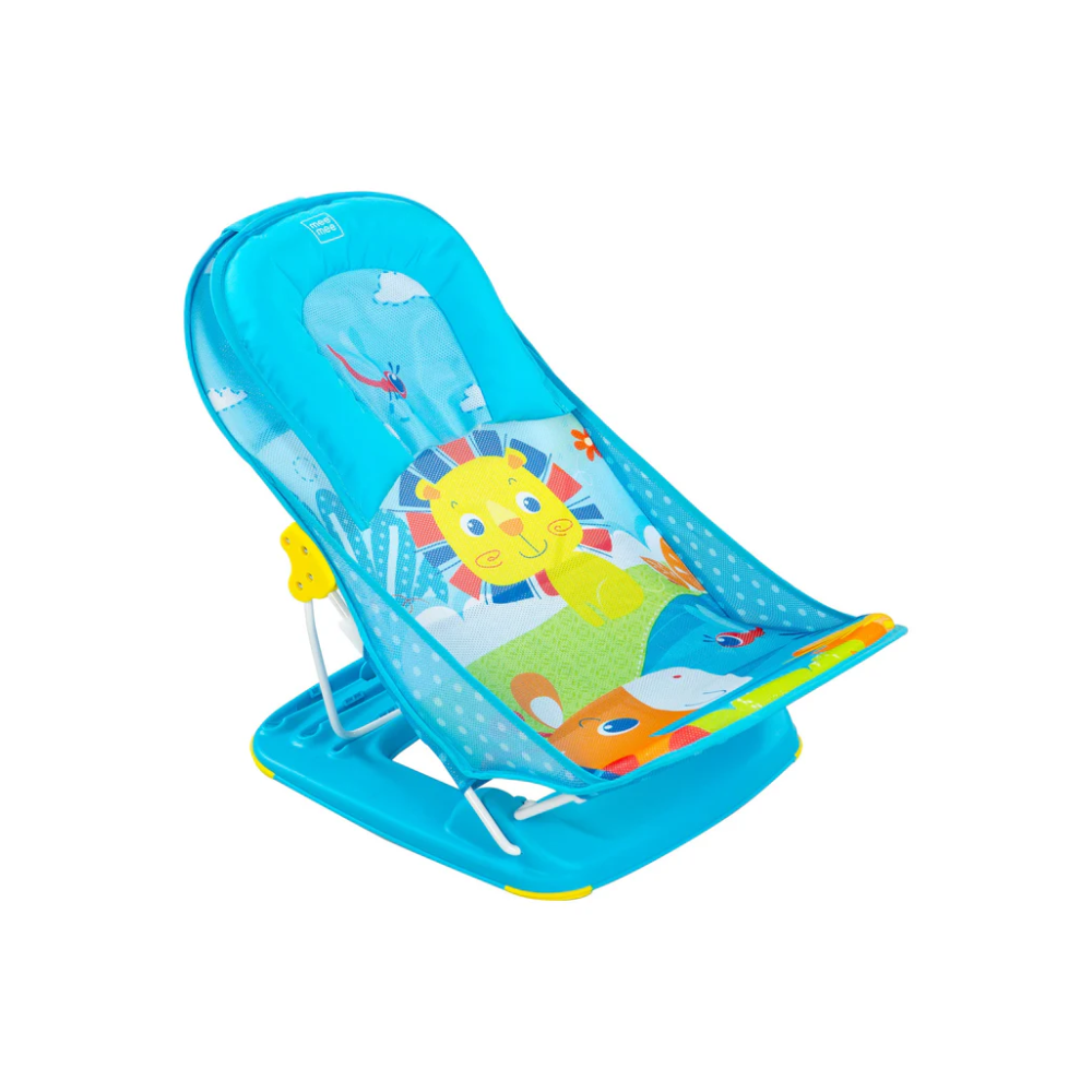 Mee Mee New Born Spacious Baby Bather Bath Chair - Blue