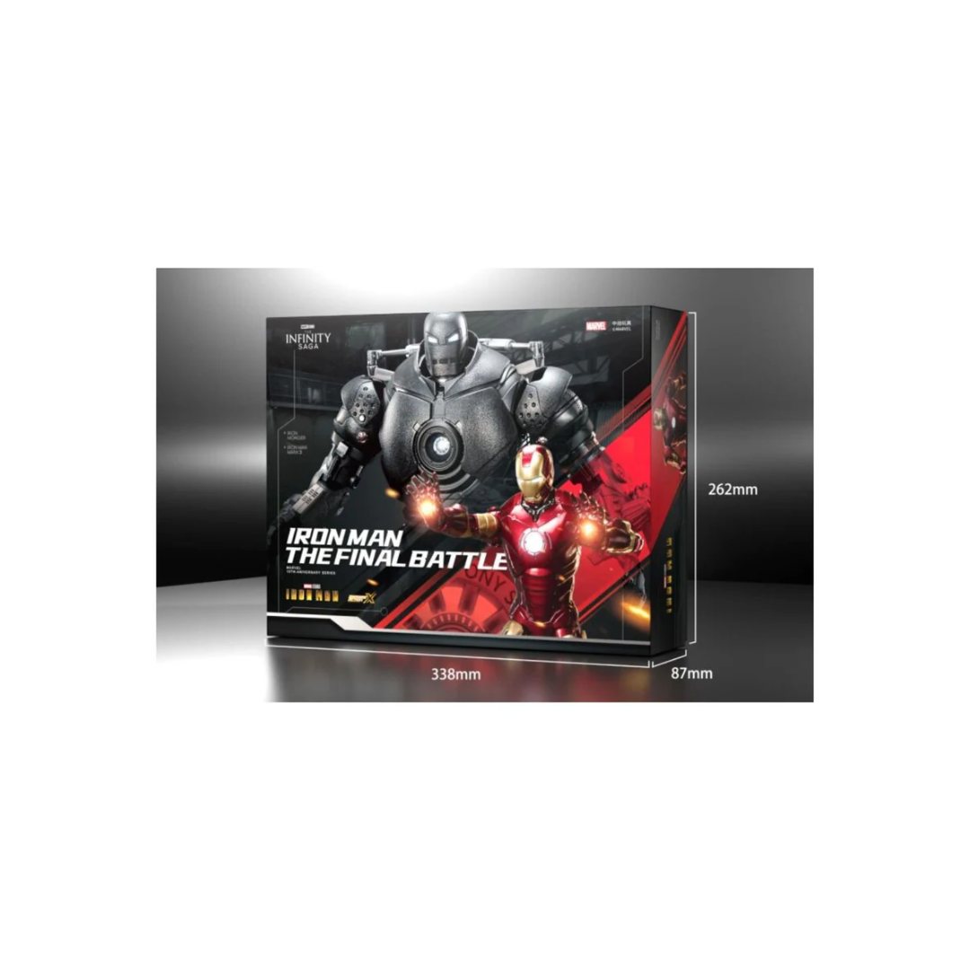 ZD Toys Iron Man The Final Battle MK & Iron Monger Set Figure 7 Inch