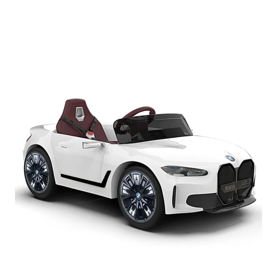 EMotorad Formula Fun Battery Oprated BMW i4 Ride-On Car, White