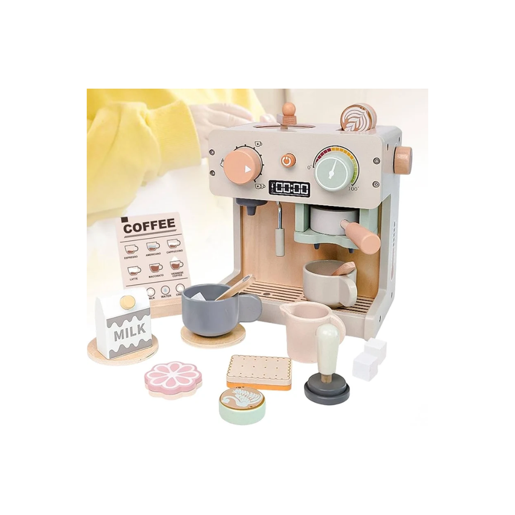 Rainbow Toys My Wooden Little Coffee Maker Set