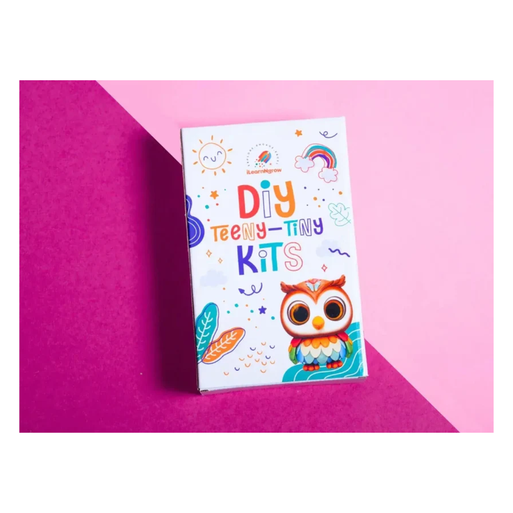 iLearnNGrow Teeny Tiny DIY Wooden Hanger Craft Kit – Set of 3 Craft Kit for Kids