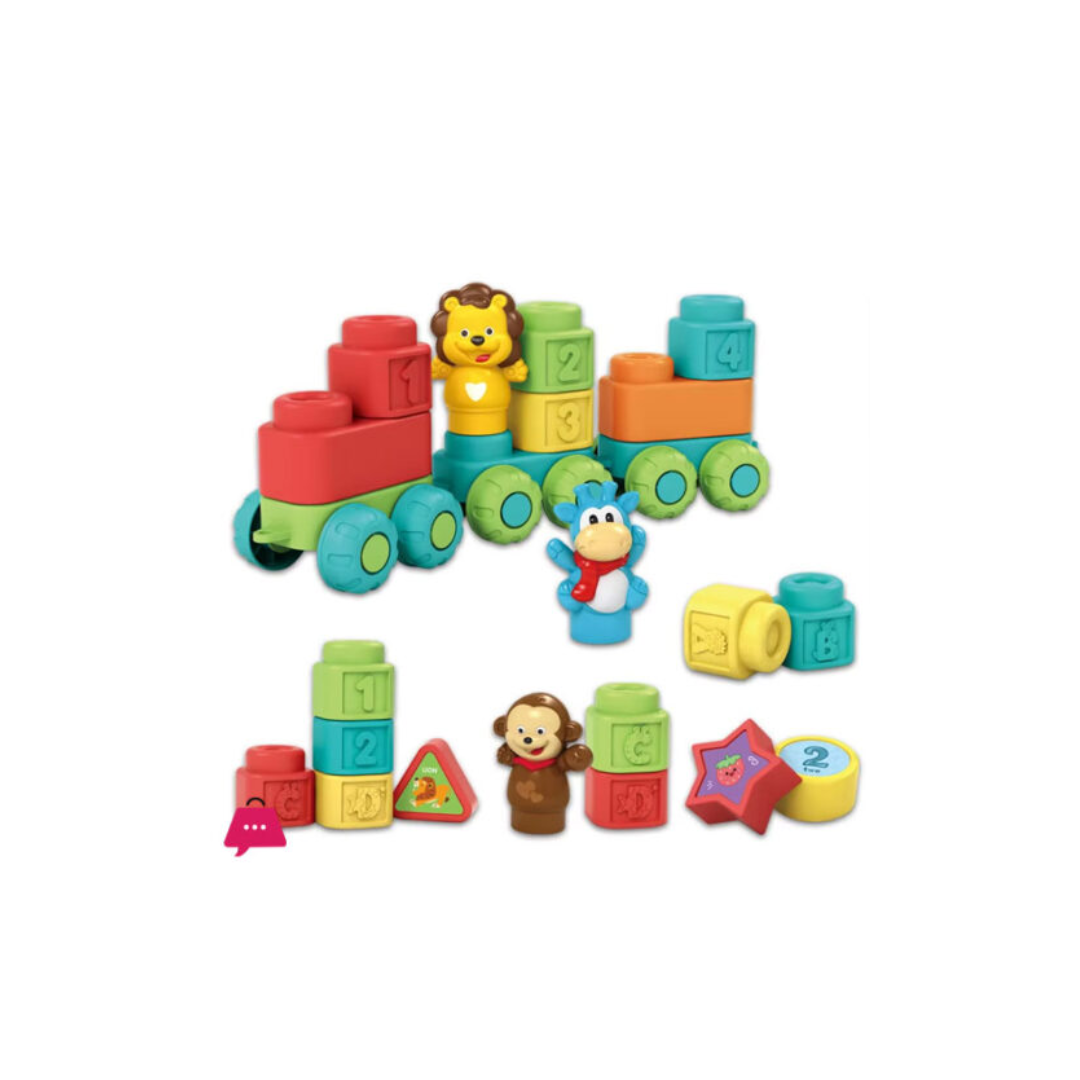 Rainbow Toys Kids Soft Rubber Blocks 26 Pcs