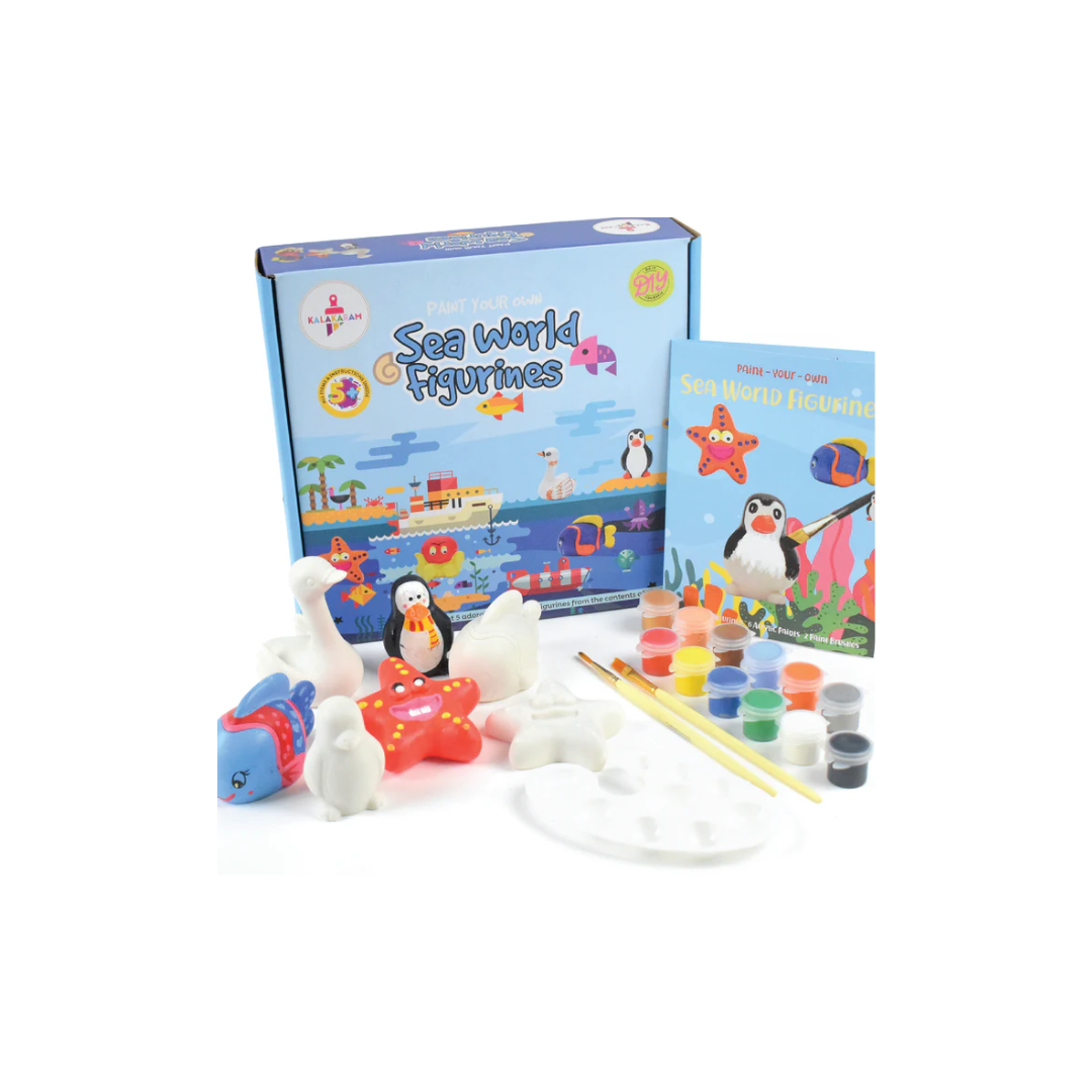 Kalakaram Sea World Figurines Painting Kit