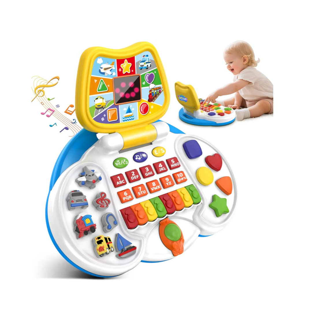 Five Star Interactive Toddler Laptop Educational Bilingual Kids Computer with LCD