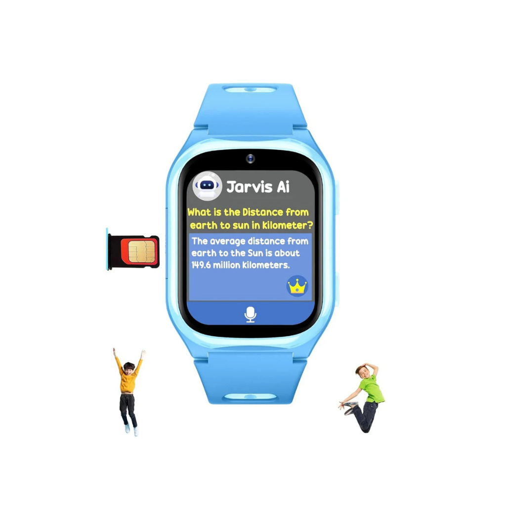 Spiky Chimera Android Smartwatch with Built in Jarvis AI Blue