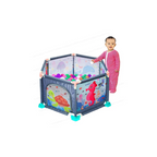 Balak Jumbo Ball Pool with 50 Soft Balls â€“ Ocean Ball Pool Fence for Kids