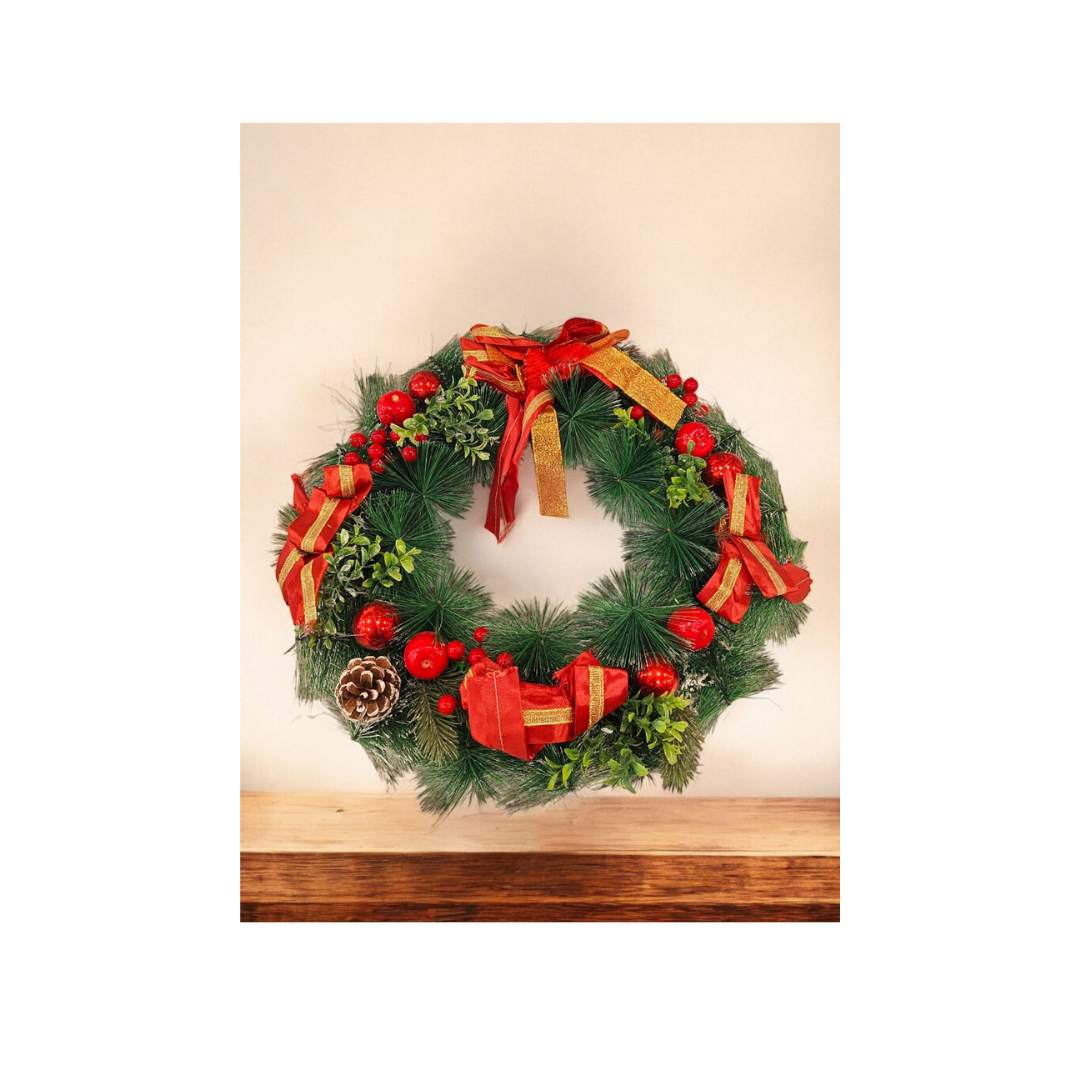 Christmas Premium Hanging Wreath 38x38cm
