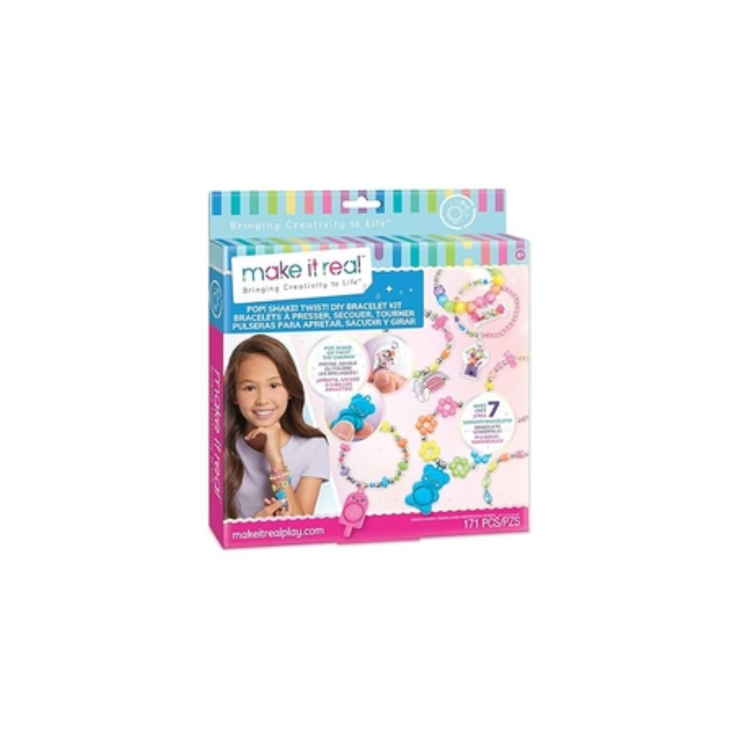 Make It Real DIY Toys Set - Pop! Shake! Twist! DIY Bracelet Kit