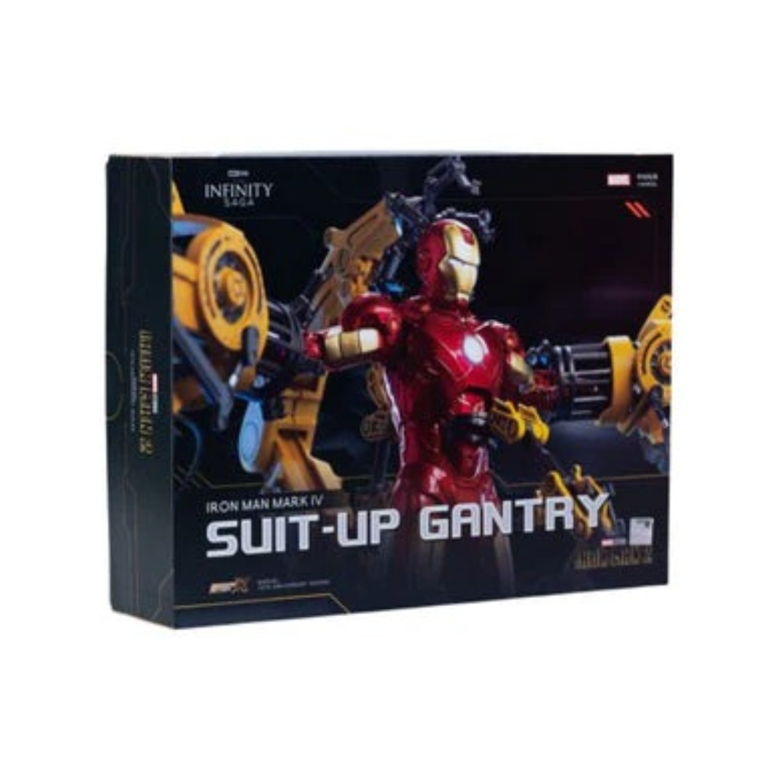 ZD Toys: Iron Man MK4 With Suit-Up Gantry - 7In Action Figure