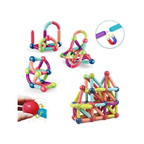 Dige 42 Pcs Colorful Magnetic Blocks Sticks