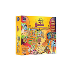 Kreeda Ramleela 2-in-1 Board Game for Kids and Adults Reusable Stickering Activity