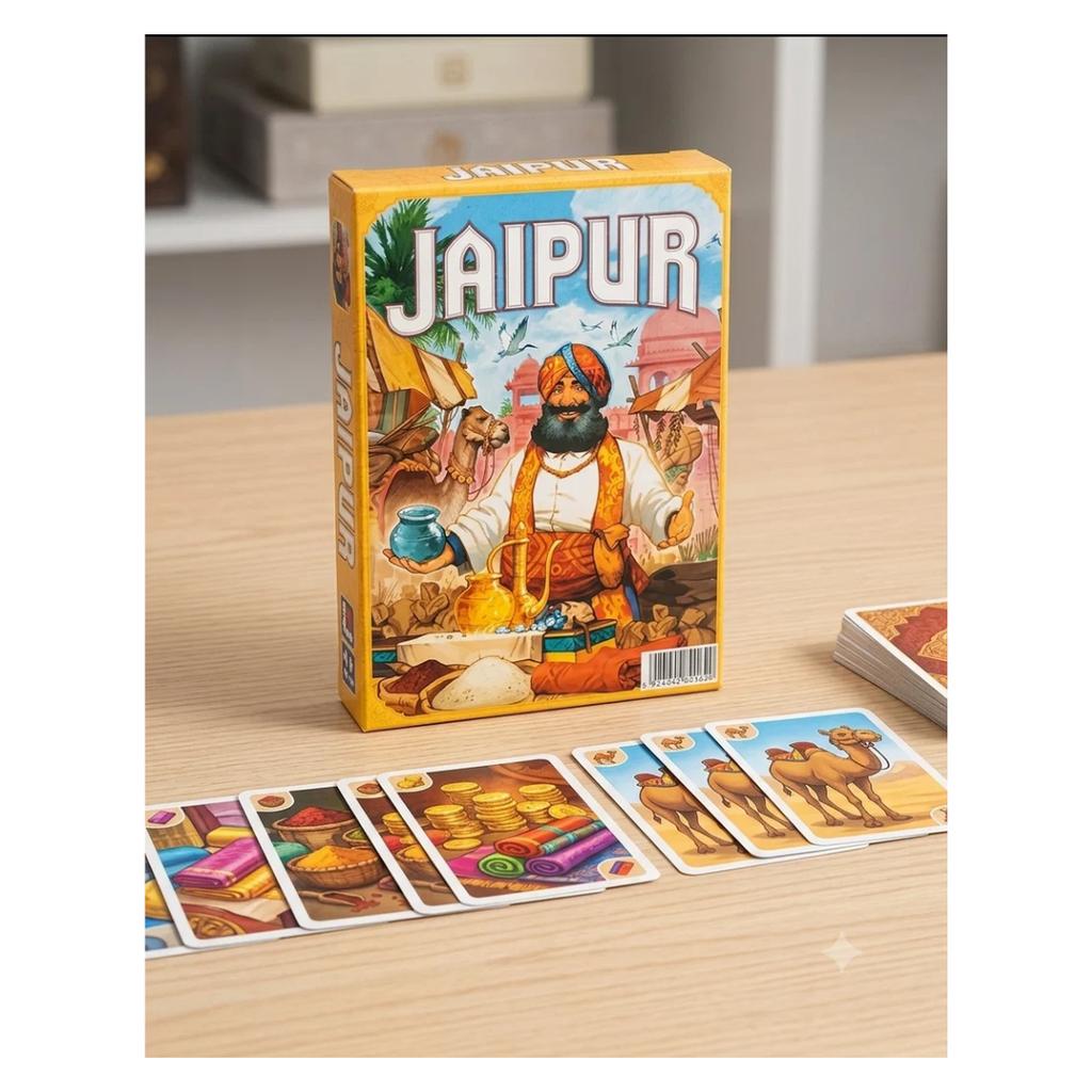 Jaipur Board Game - Tactical 2-Player Trading & Economy Card Game