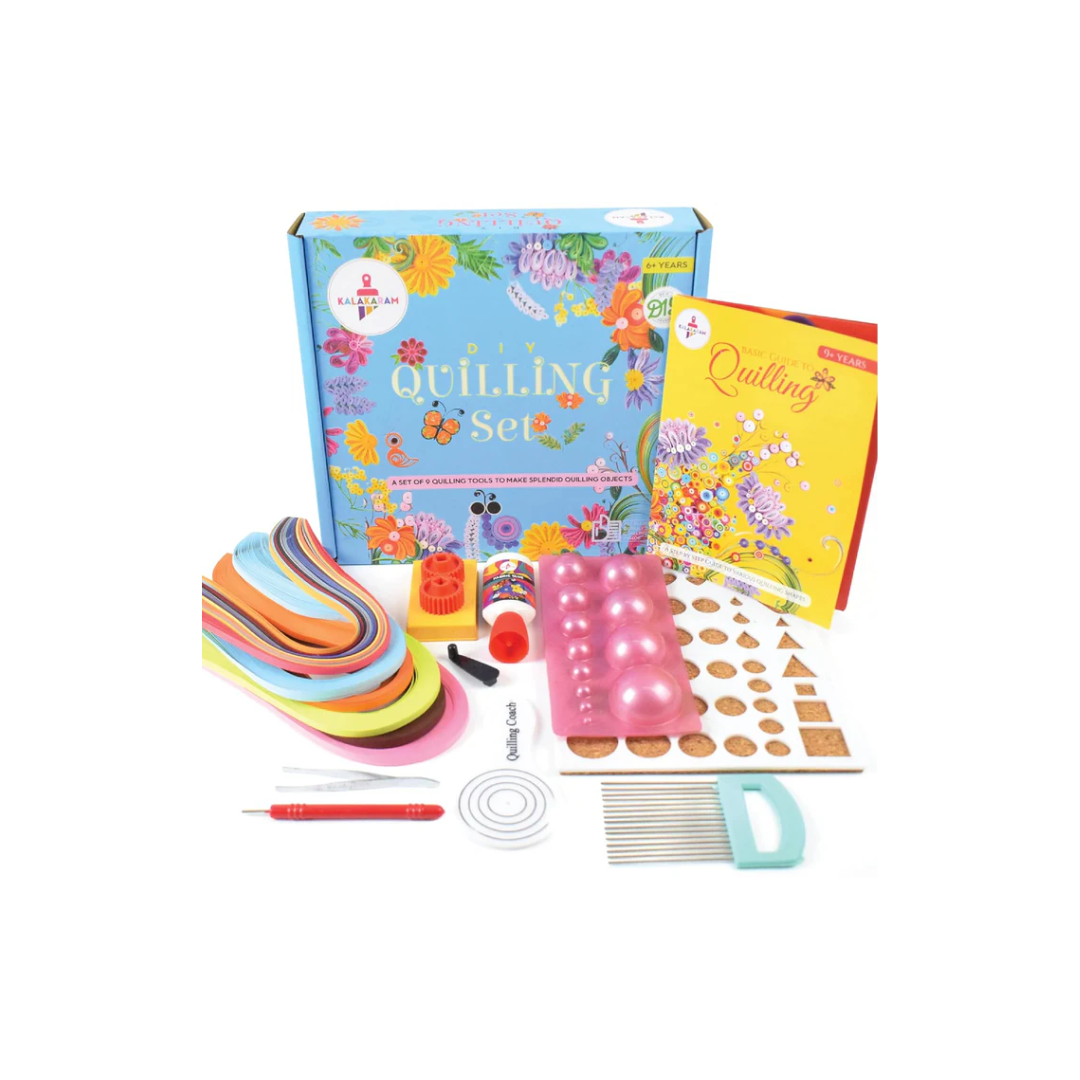 Kalakaram DIY Quilling Set, Creating Multiple Quilling Art