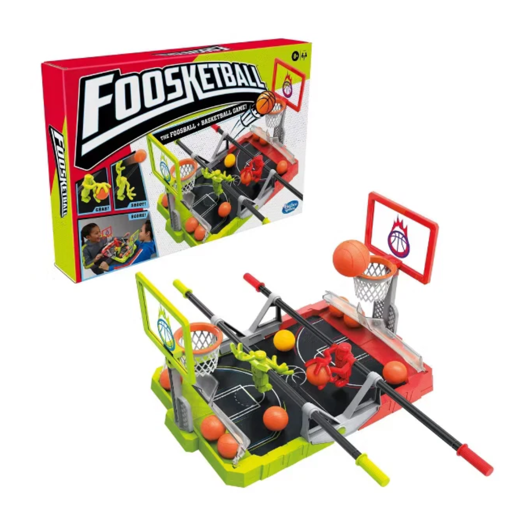 Hasbro Gaming Foosketball Game – 2 Player Foosball & Basketball Tabletop Game