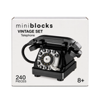Mini Blocks Vintage Telephone Building Set – 240 Pieces Retro Rotary Phone Model 8+ Years