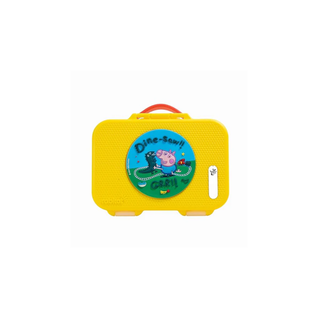 Rabitat Peppa Munchbee Divided Lunch Box Best Buddy - Yellow