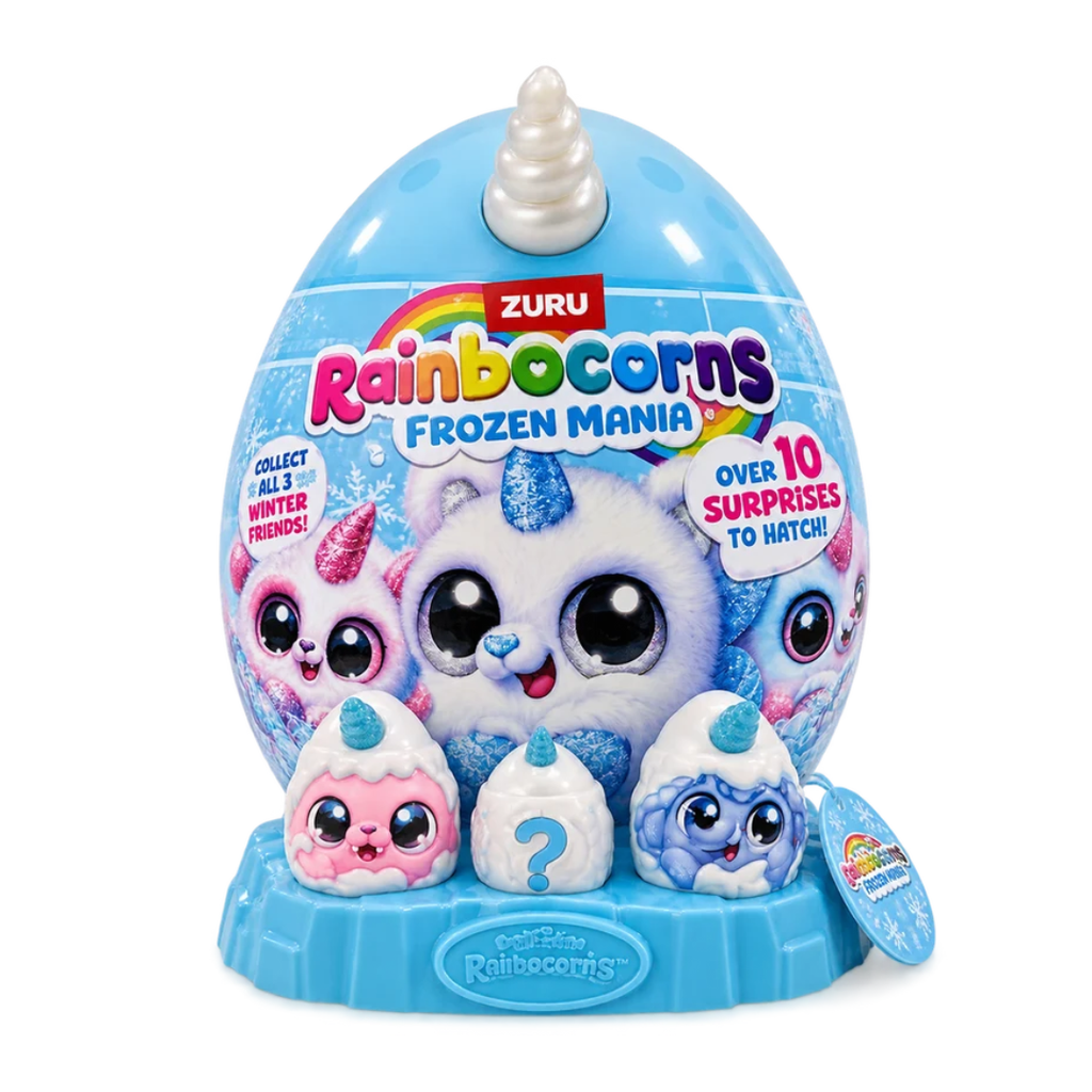 ZURU Rainbocorns Frozen Mania Surprise Egg – Over 10 Surprises to Hatch