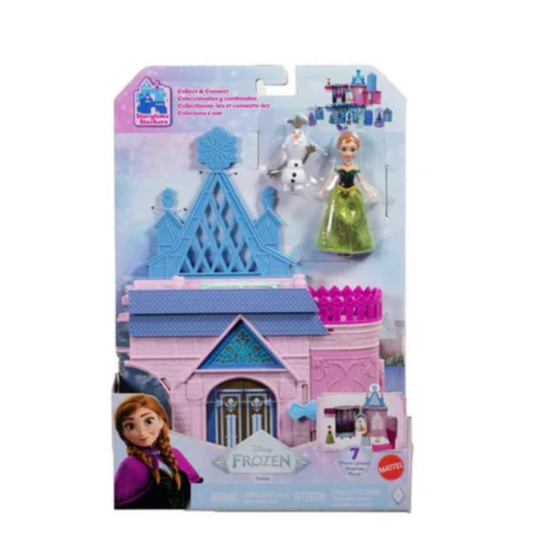 Mattel Disney Frozen Storytime Stackers Playset Anna's Castle in Arendelle Doll House